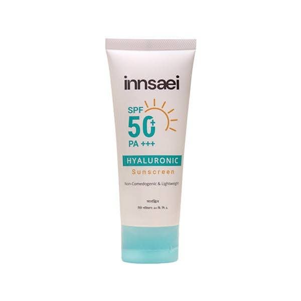 Innsaei Hyaluronic Sunscreen
Size: 50ml