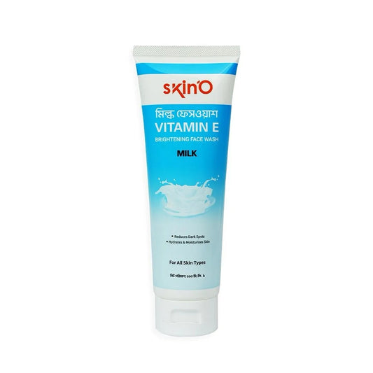skin'O Vitamin E Brigthening Facewash (Milk)
Size: 110ml